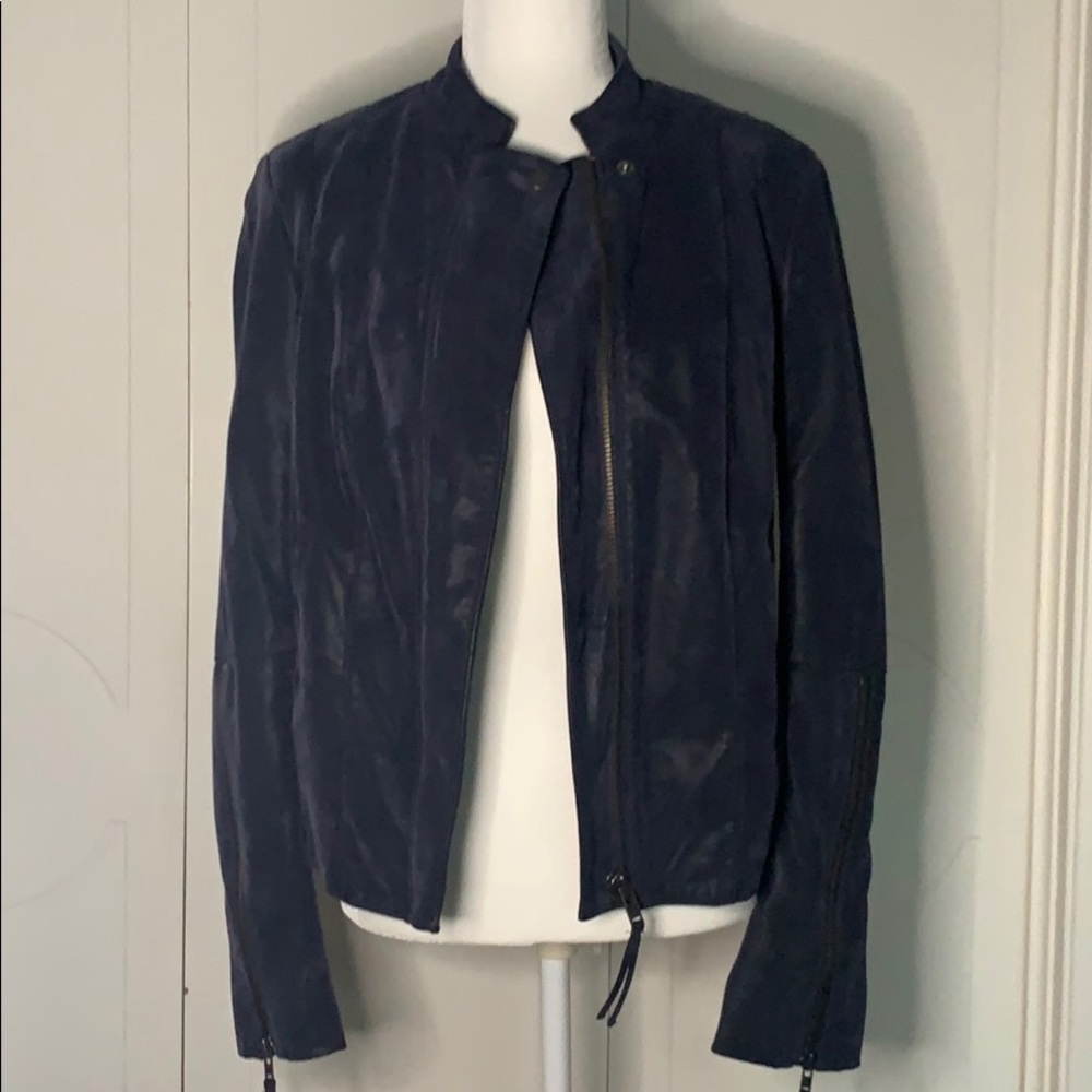 Navy Blue Free People Jacket